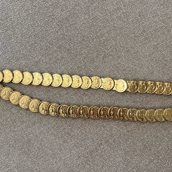 Gold Coin Embellished Belt - Picture 4 of 5